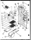 Freezer shelving and refrigerator light