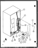 Cabinet back (szde25kb/p1102511w) (szde25kp/p1102512w)