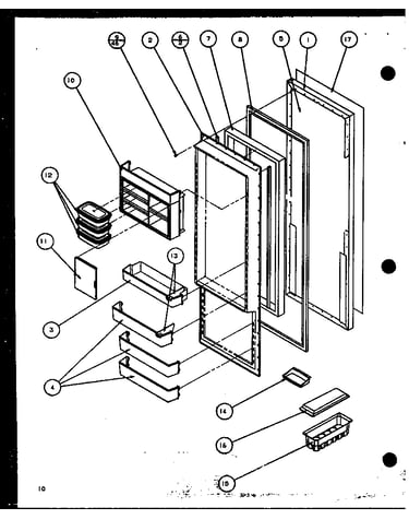 Refrigerator door