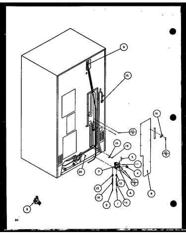 Cabinet back