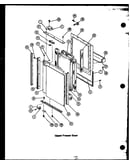 Upper freezer door