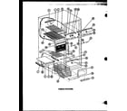 Caloric GRH1221W cabinet assembly diagram