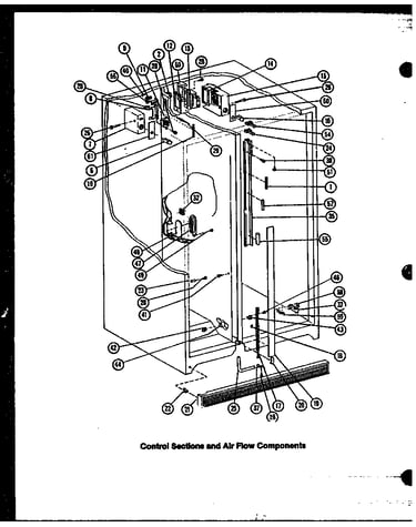 Control sections and air flow components