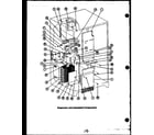 Caloric GRH1221W evaporator and associated components diagram