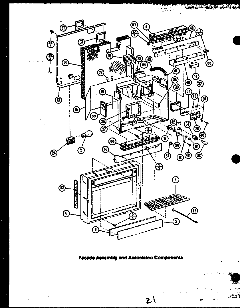 FACADE ASSEMBLY AND ASSOCIATED COMPONENTS