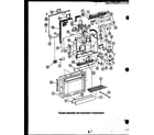 Caloric GRH1221W facade assembly and associated components diagram