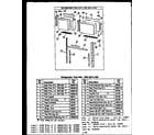 Caloric GRH1221W refrigerator trim kits-xrh 224 & 225 diagram