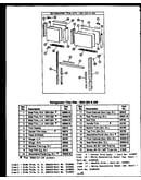Refrigerator trim kits-xrh 224 & 225