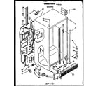 Caloric GFS227/MN02 cabinet parts (gfs227/mn02) (gfs2271l10/mn10) (gfs2271w10/mn10) diagram