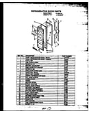 Refrigerator door parts (gfs227/mn02) (gfs2271l10/mn10) (gfs2271w10/mn10)