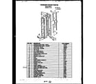 Caloric GFS2271W10/MN10 freezer door parts (gfs227/mn02) (gfs2271l10/mn10) (gfs2271w10/mn10) diagram