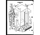Caloric GFS227/MN11 cabinet parts diagram