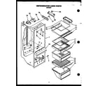 Caloric GFS227/MN00 refrigerator liner parts diagram