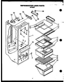 Refrigerator liner parts