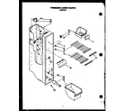 Caloric GFS227/MN00 freezer liner parts diagram