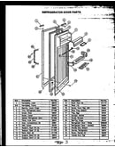 Refrigerator door parts