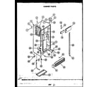 Caloric GFD240-1W2 cabinet parts diagram
