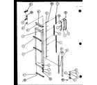 Amana SZI20K-P1102507W freezer door (szi20k/p1102507w) diagram
