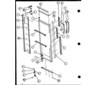 Amana SBI20K-P1102509W refrigerator door (szi20k/p1102507w) diagram