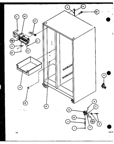 Factor installed ice maker (szi20k/p1102507w)