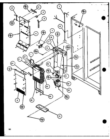 Evaporator and air handling (szi20k/p1102507w)