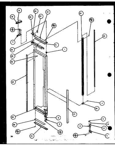 Freezer door (sbi20k/p1102509w)