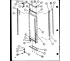 Amana SZI20K-P1102507W refrigerator door (sbi20k/p1102509w) diagram