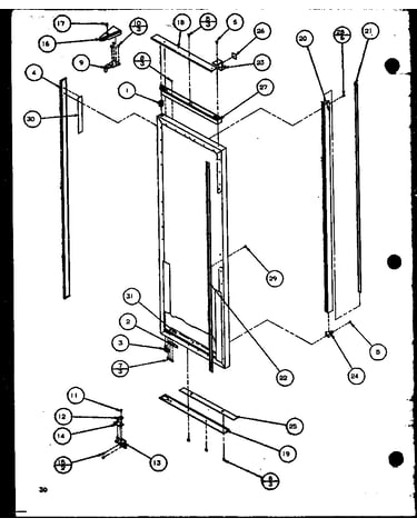 Refrigerator door (sbi20k/p1102509w)