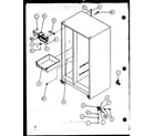 Amana SZI20K-P1102507W factory installed ice maker (sbi20k/p1102509w) diagram