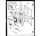 Amana 36551-P1108801W freezer evaporator and air handling (36551/p1108801w) (36551/p1108802w) (36558/p1108803w) (36558/p1108804w) diagram