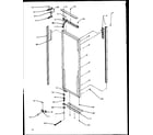 Modern Maid GRH2202BE/P1168103WE refrigerator door hinge and trim parts (grh2401sww/p1168101ww) diagram