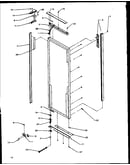 Refrigerator door hinge and trim parts (grh2401sww/p1168101ww)