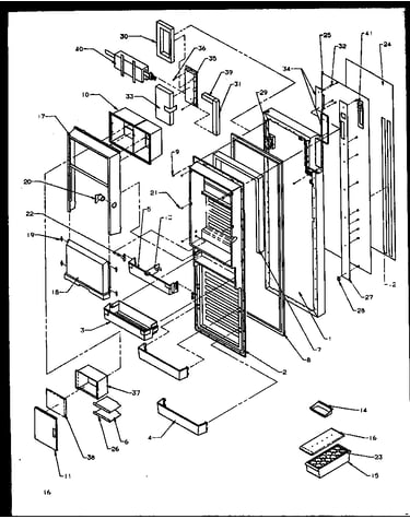 Refrigerator door