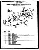 Compact ice maker parts lists (gri2001ww/p1168201ww)