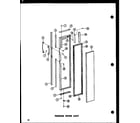 Amana SD25G-1-A-P60201-2WA freezer door assy diagram