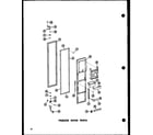Amana SR17G-1-A-P60201-9WA freezer door parts diagram