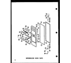 Amana SR22G-1-AG-P60201-3WG refrigerator door parts diagram