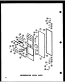 Refrigerator door parts