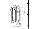 Amana SR17G-1-A-P60201-9WA refrigerator door assy diagram