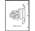 Amana ESR22J-P60201-22W refrigerator door parts diagram