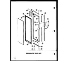 Amana SRN22G-AG-P60201-36WG refrigerator door assy diagram