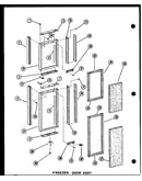 Freezer door assy
