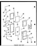 Freezer door assy