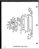 Refrigerator door parts