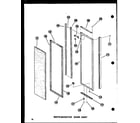 Amana SDI22N-A-P60201-65WA refrigerator door assy diagram