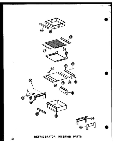 Refrigerator interior parts