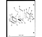 Amana SDI25N-AG-P60201-64WG cavity assy diagram