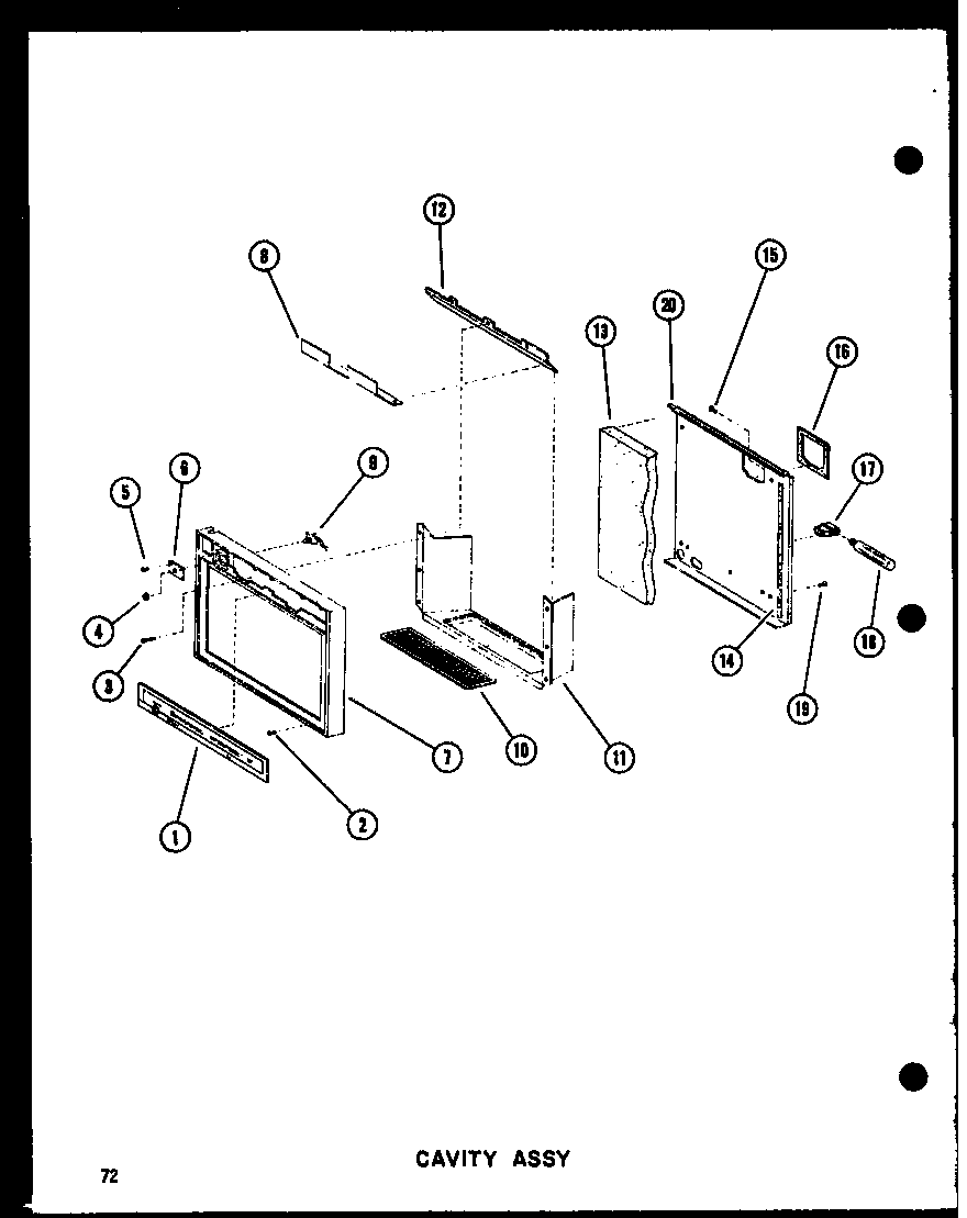 Cavity assy