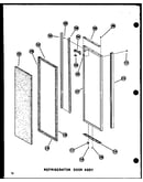 Refrigerator door assy (sdi25n-1/p60230-75w) (sdi25n-1-c/p60230-75wc) (sdi25n-1-ag/p60230-75wg) (sdi25n-1-a/p60230-75wa) (sdi25n-1/p60230-92w) (sdi25n-1-c/p60230-92wc) (sdi25n-1-ag/p60230-92wg) (sdi25n-1-a/p60230-92wa) (sdi25w/p60340-3w) (sdi25w-c/p60340-