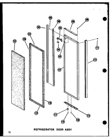 Refrigerator door assy (sdi25n-1/p60230-75w) (sdi25n-1-c/p60230-75wc) (sdi25n-1-ag/p60230-75wg) (sdi25n-1-a/p60230-75wa) (sdi25n-1/p60230-92w) (sdi25n-1-c/p60230-92wc) (sdi25n-1-ag/p60230-92wg) (sdi25n-1-a/p60230-92wa) (sdi25w/p60340-3w) (sdi25w-c/p60340-